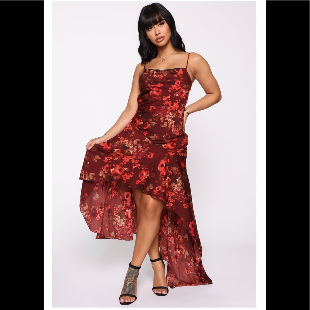 Fashion Nova Red  Dress